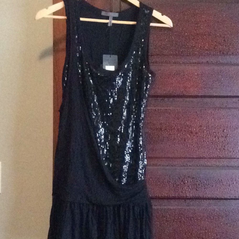 A n M black sequin dress/tunic.